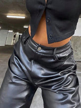 Women's Loose Fit Straight-Leg Casual Streetwear Pants With Pockets